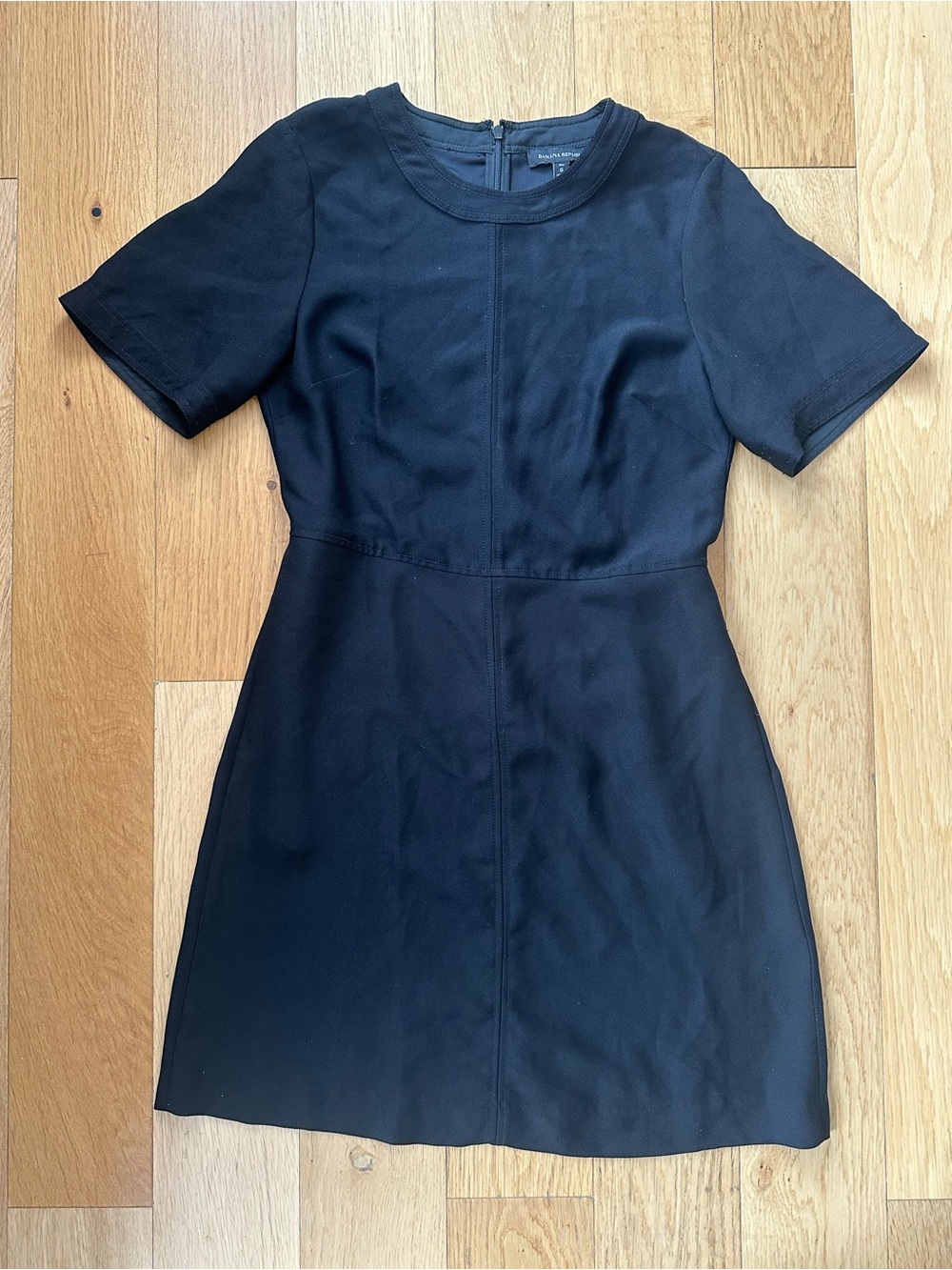Banana Republic Black Dress with Back Zip